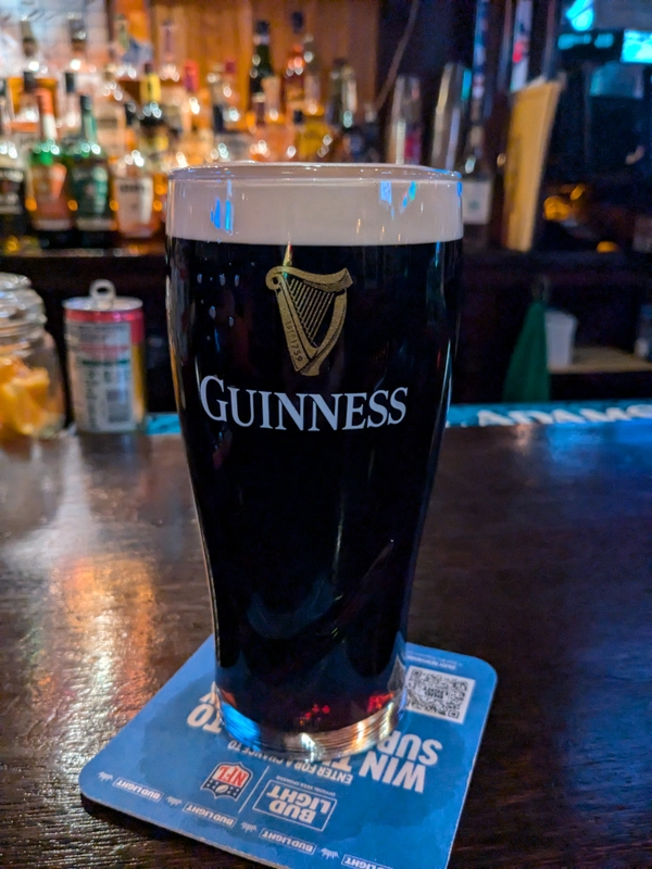 Image of Guinness drink