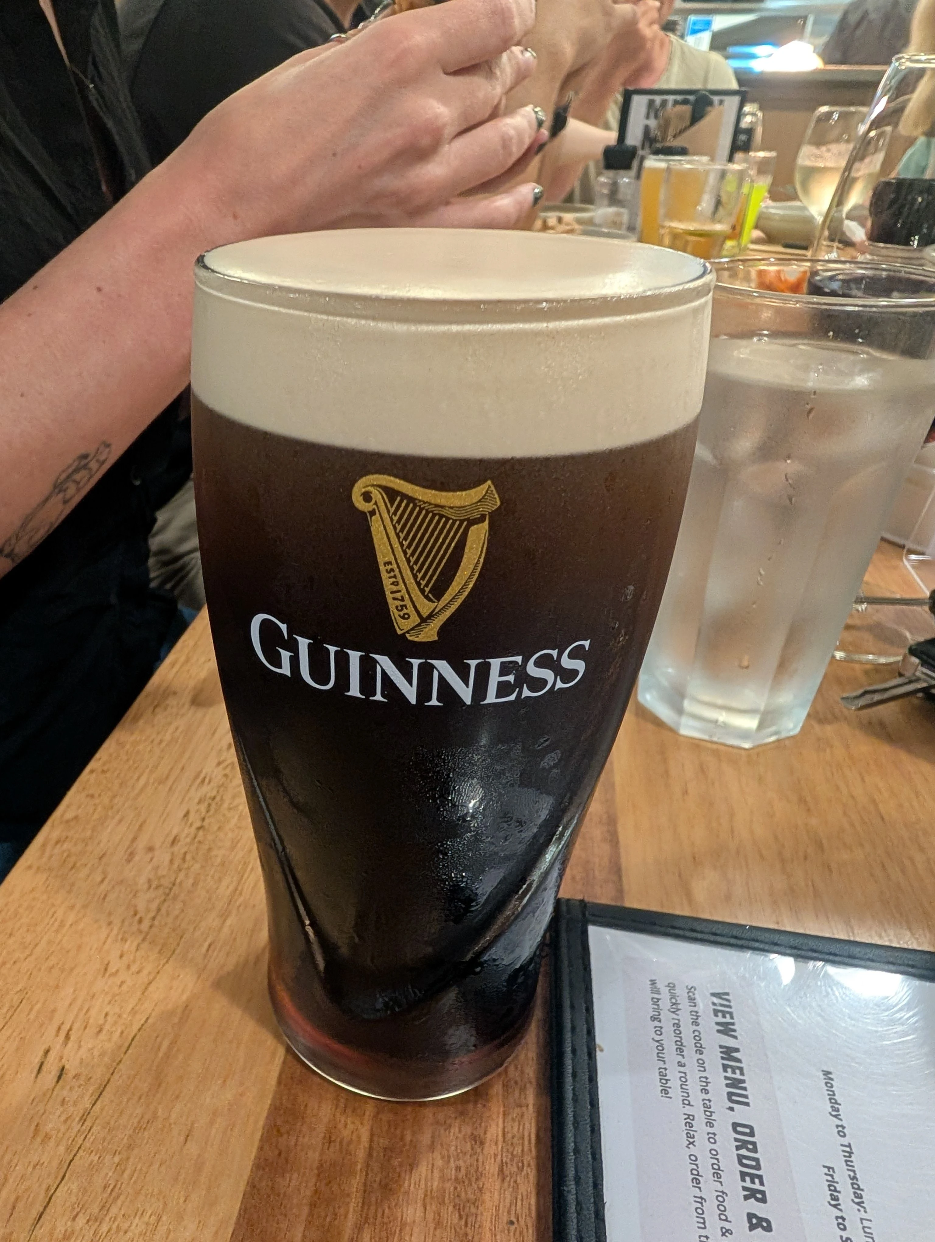 Image of Guinness drink