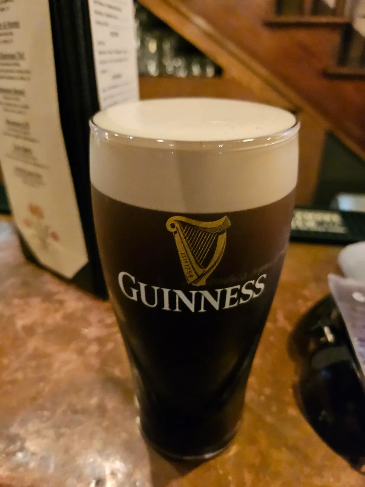 Image of Guinness drink