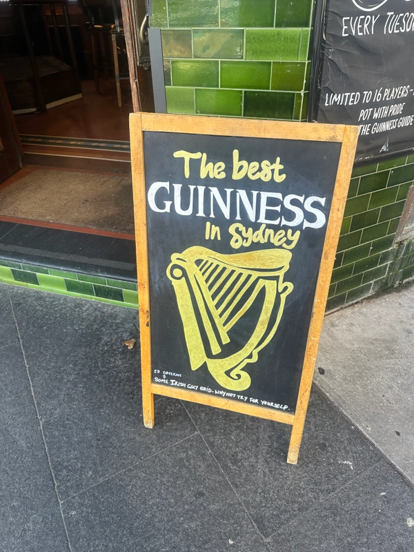 Image of Guinness drink