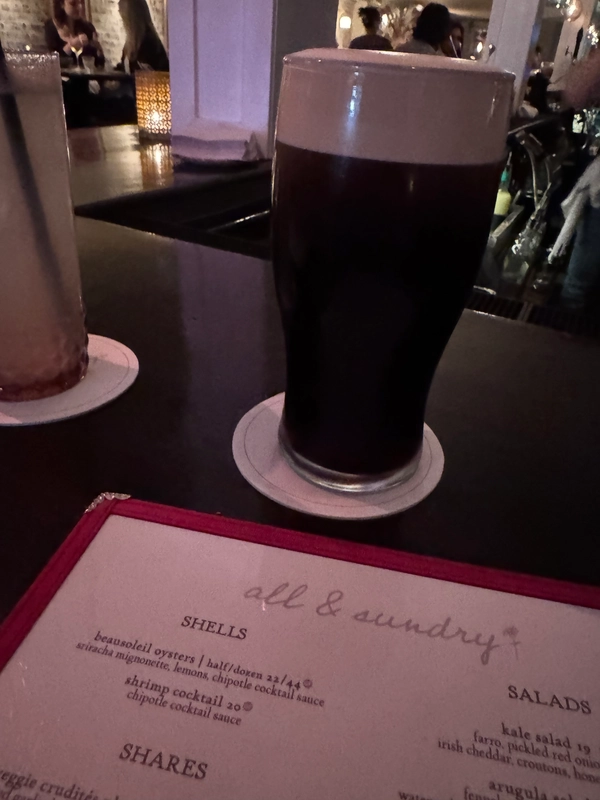 Image of Guinness drink