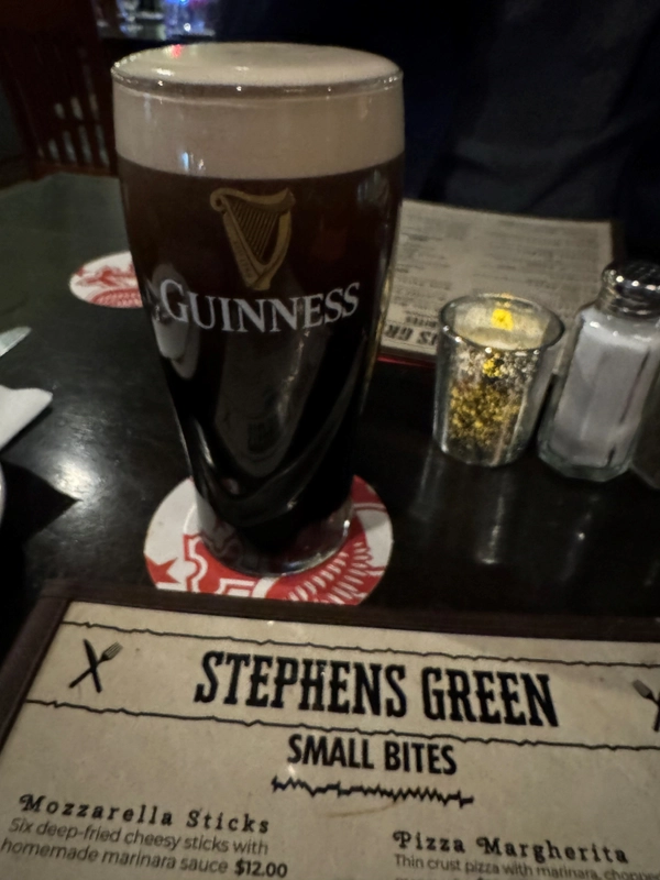 Image of Guinness drink