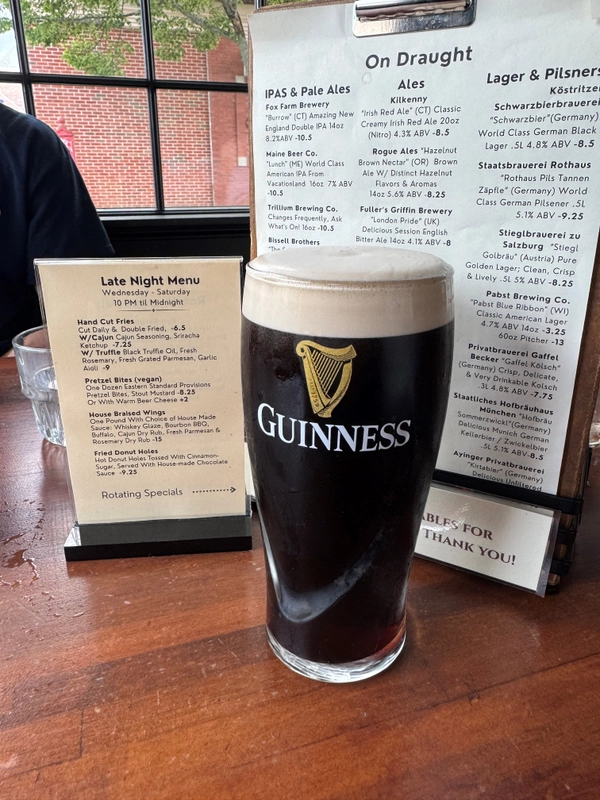 Image of Guinness drink