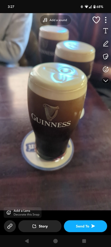 Image of Guinness drink