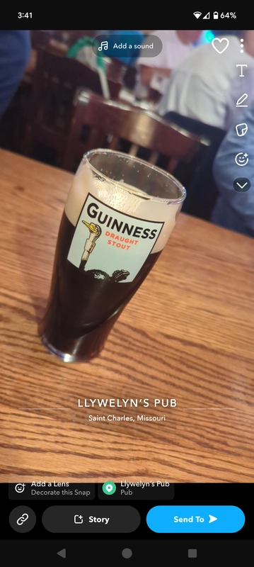 Image of Guinness drink