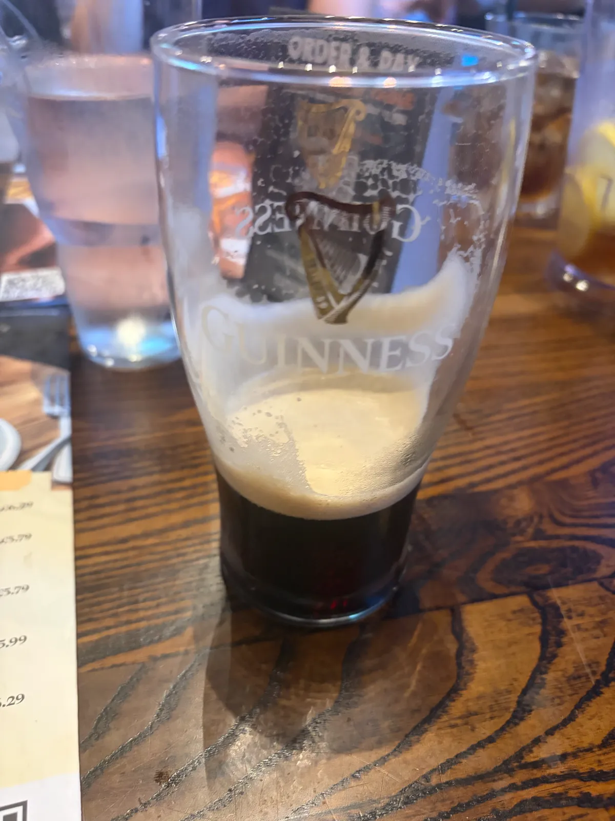 Image of Guinness drink