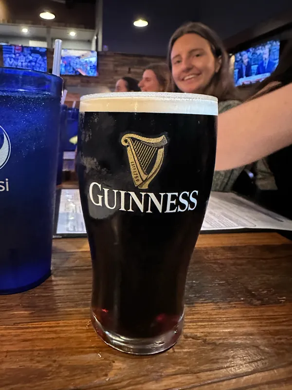 Image of Guinness drink