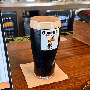 Picture of a pint of Guinness