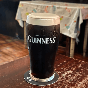Picture of a pint of Guinness