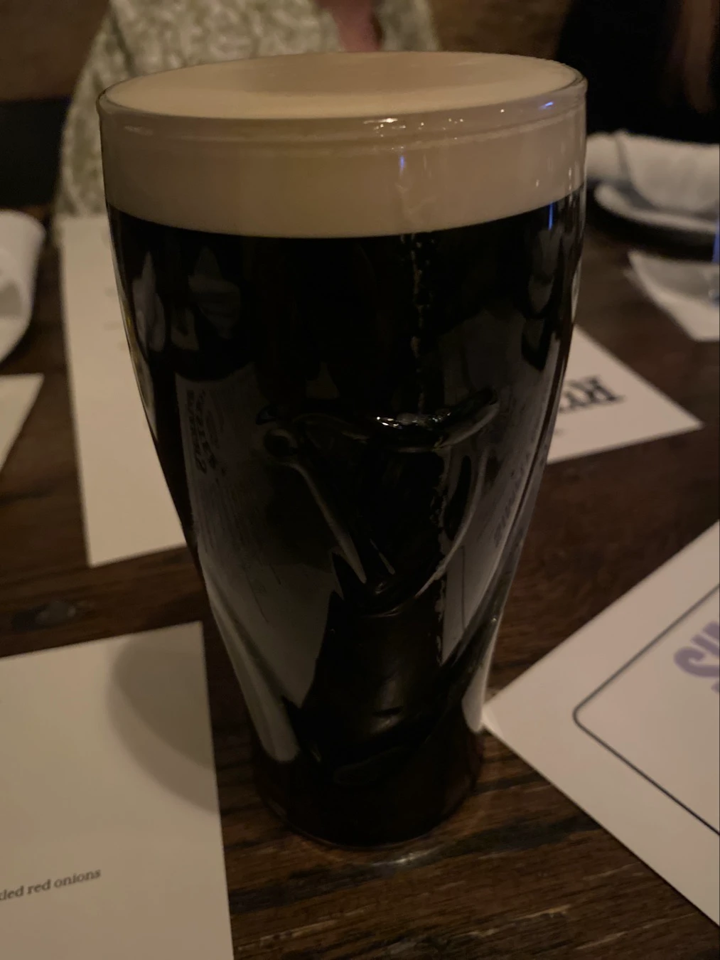 Image of Guinness drink