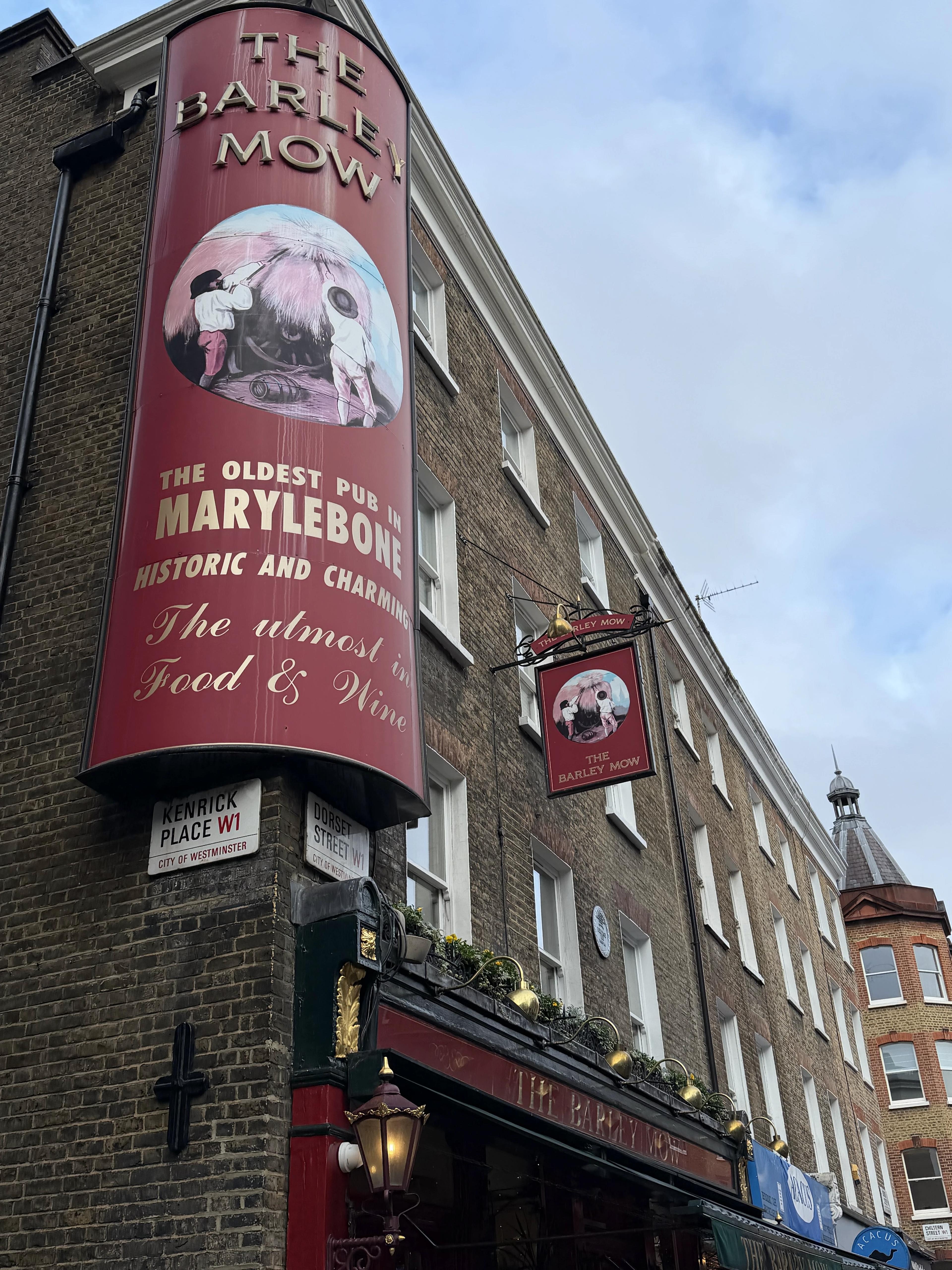 THE BARLEY MOW MARYLEBONE