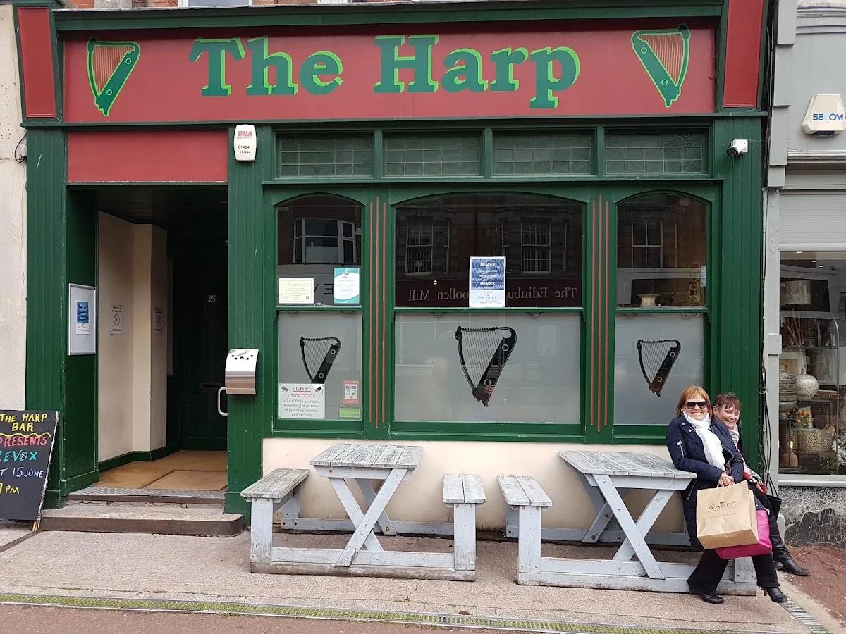 Pint of Guinness at The Harp Bar