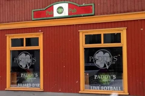 Pint of Guinness at Paddy's