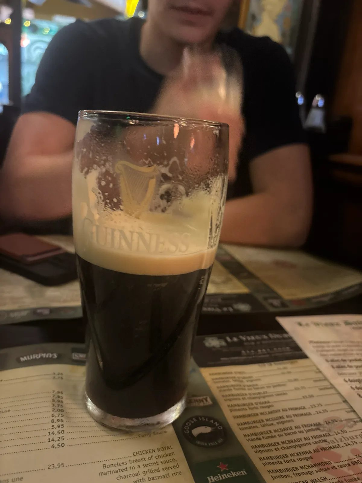 Image of Guinness drink