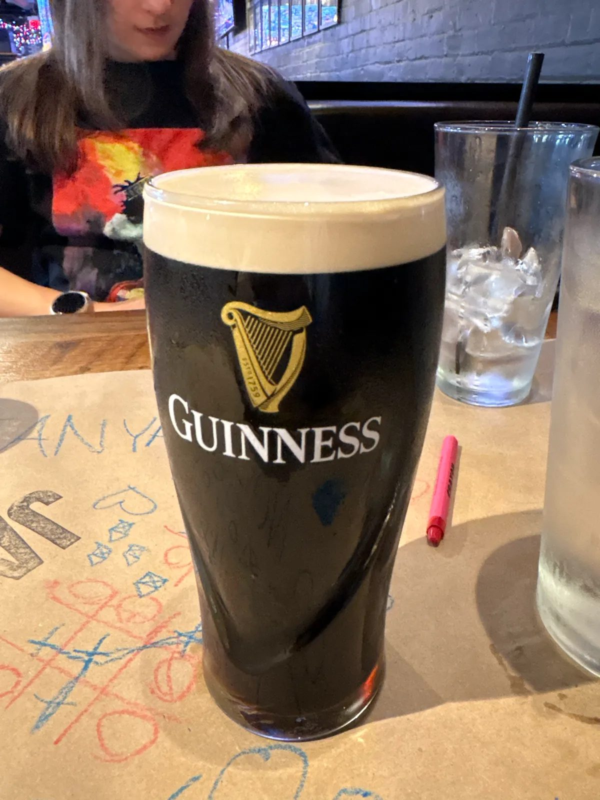 Image of Guinness drink