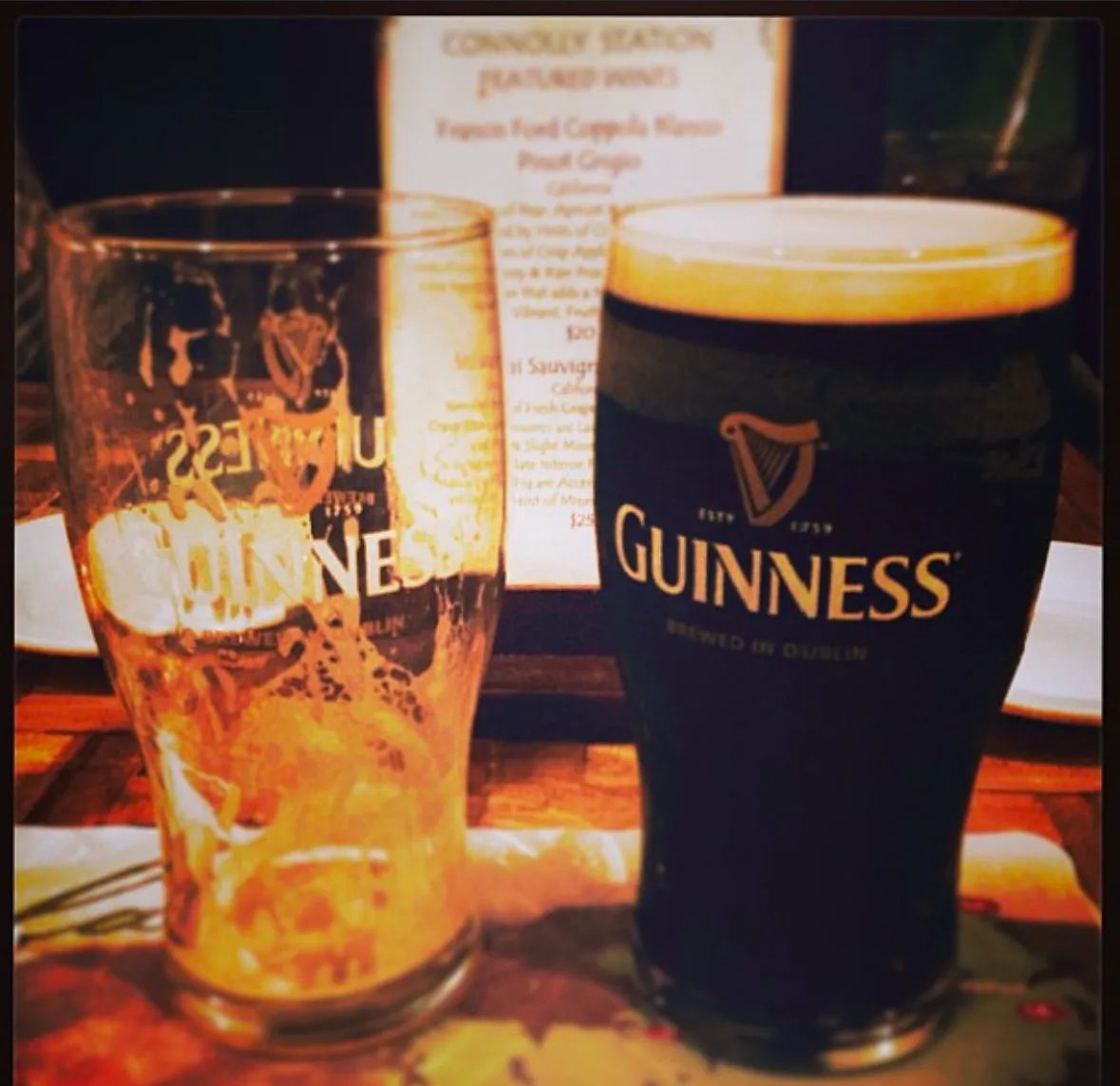 Image of Guinness drink