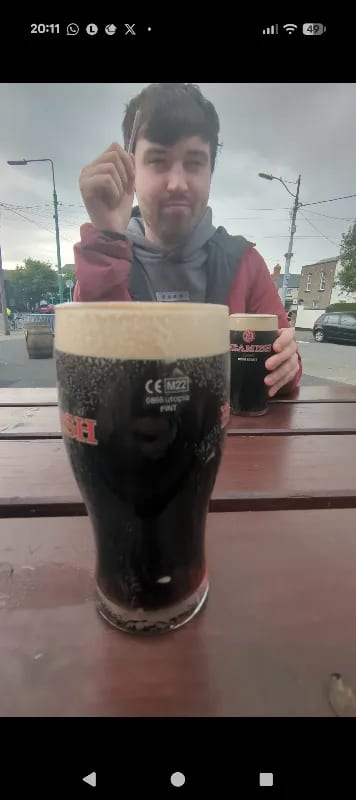Image of Guinness drink