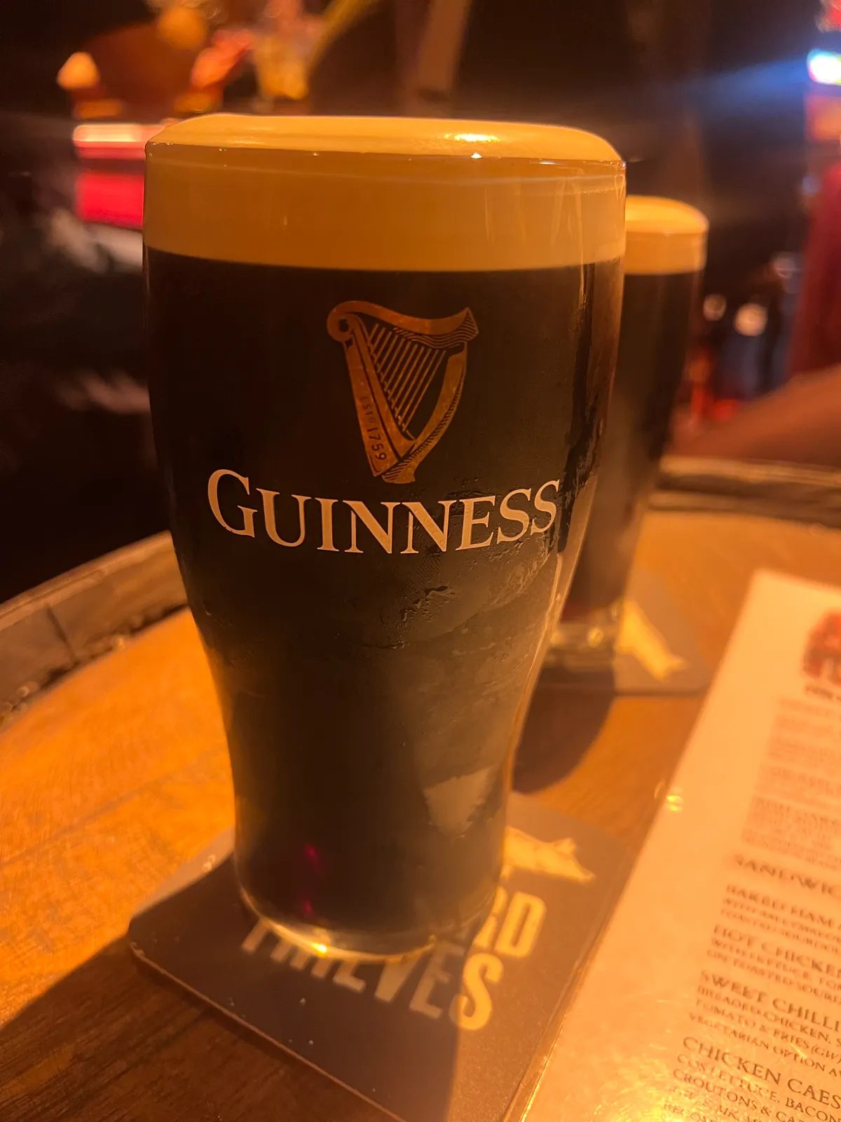 Image of Guinness drink