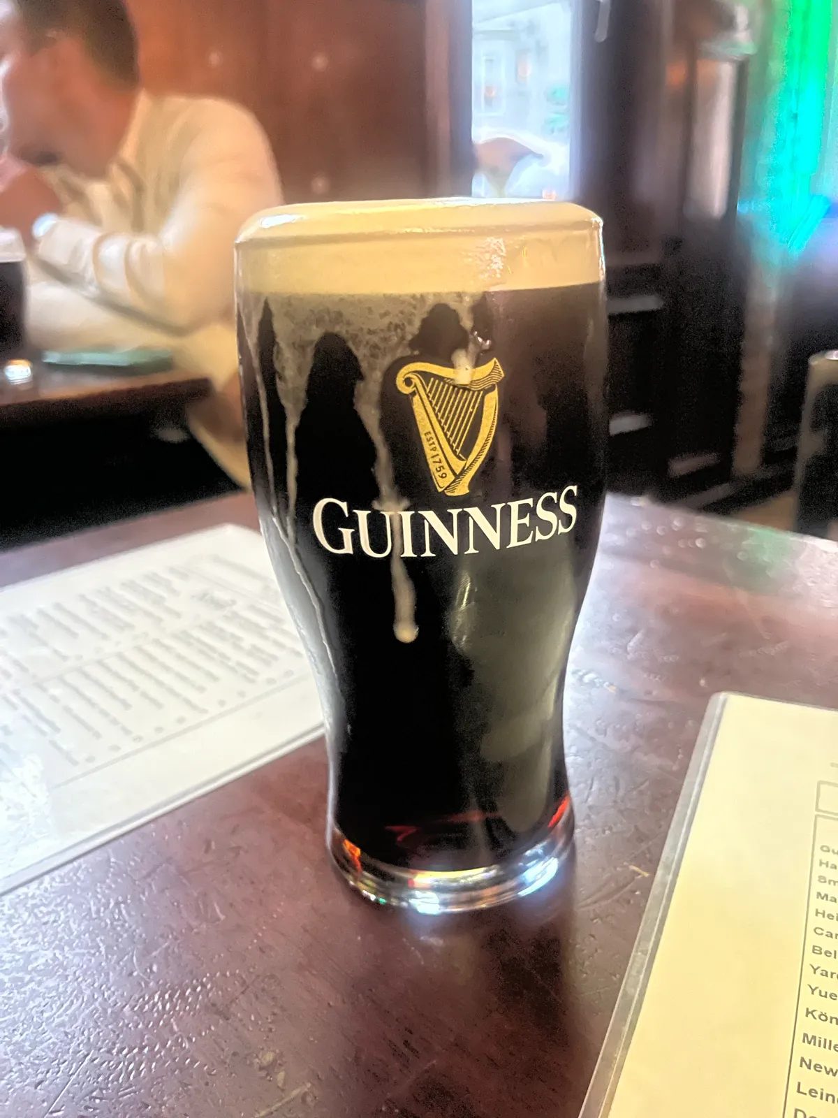 Image of Guinness drink
