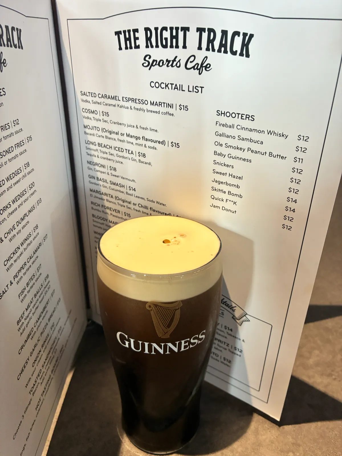 Image of Guinness drink