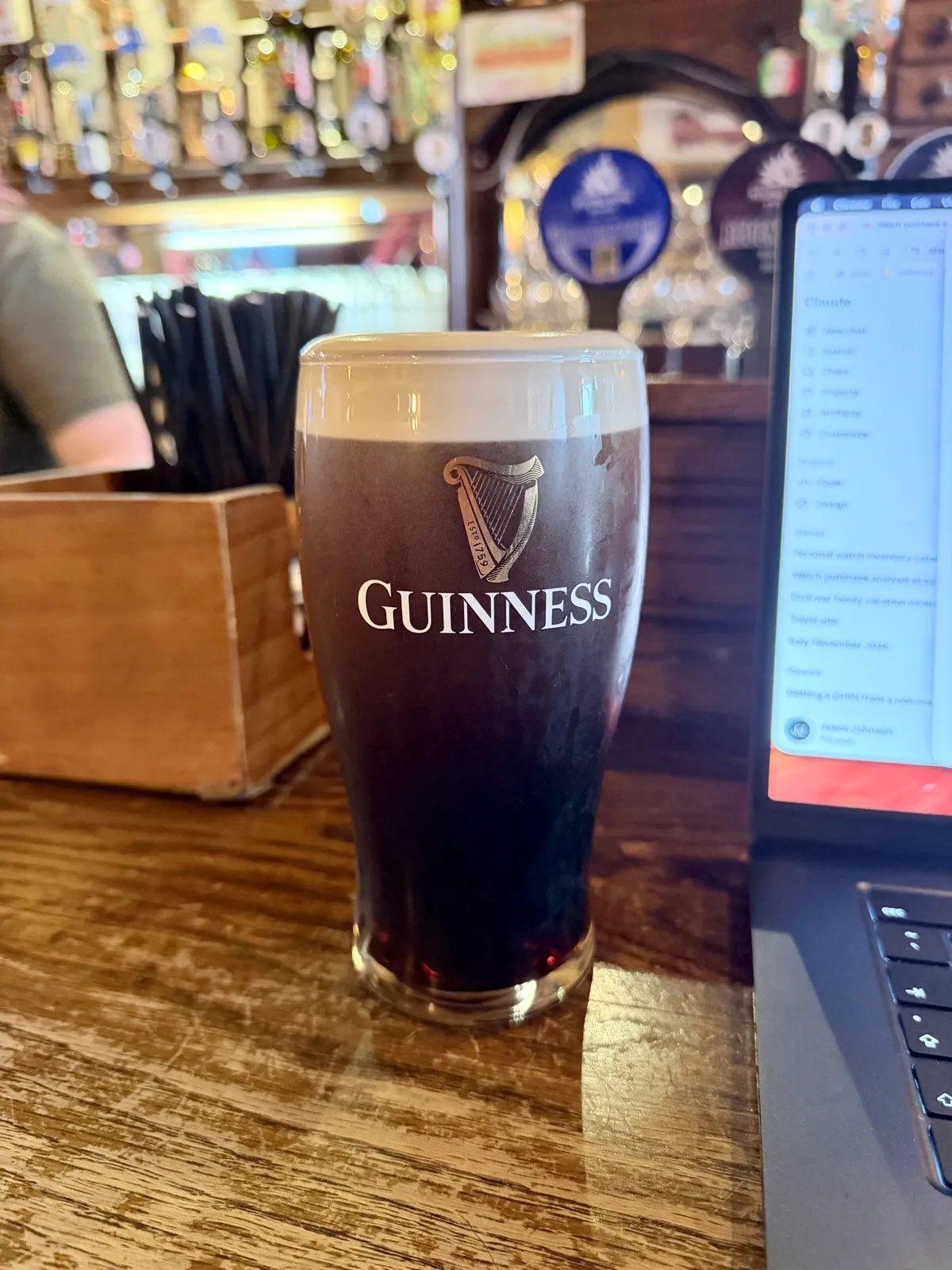 Image of Guinness drink