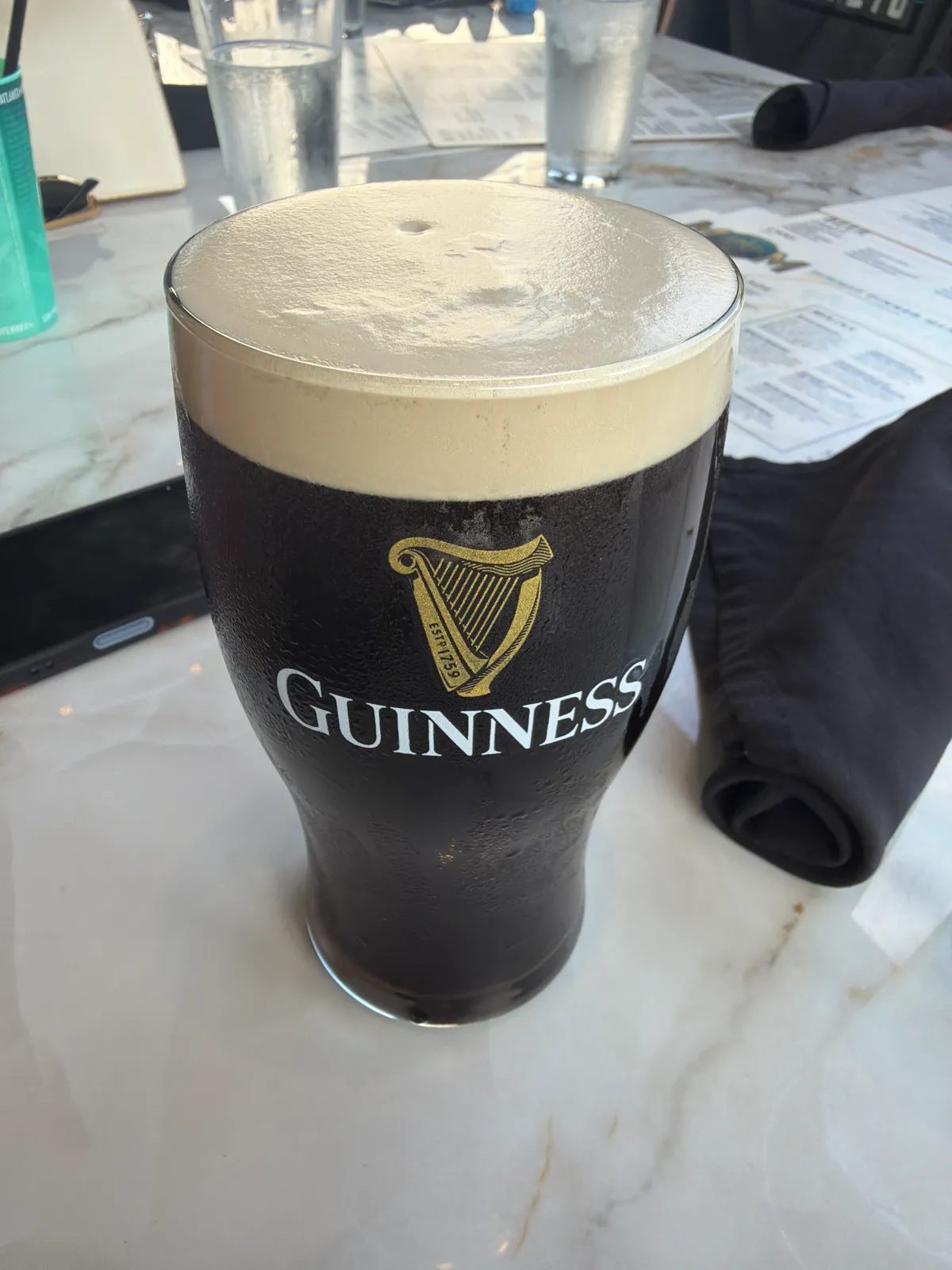 Image of Guinness drink