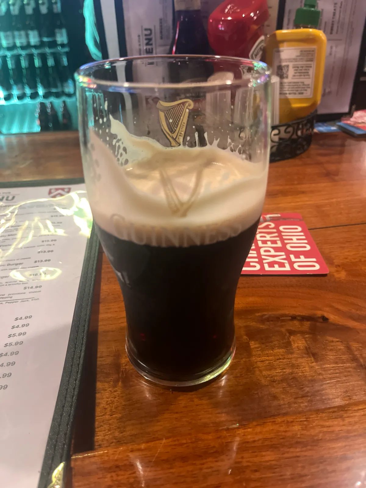Image of Guinness drink