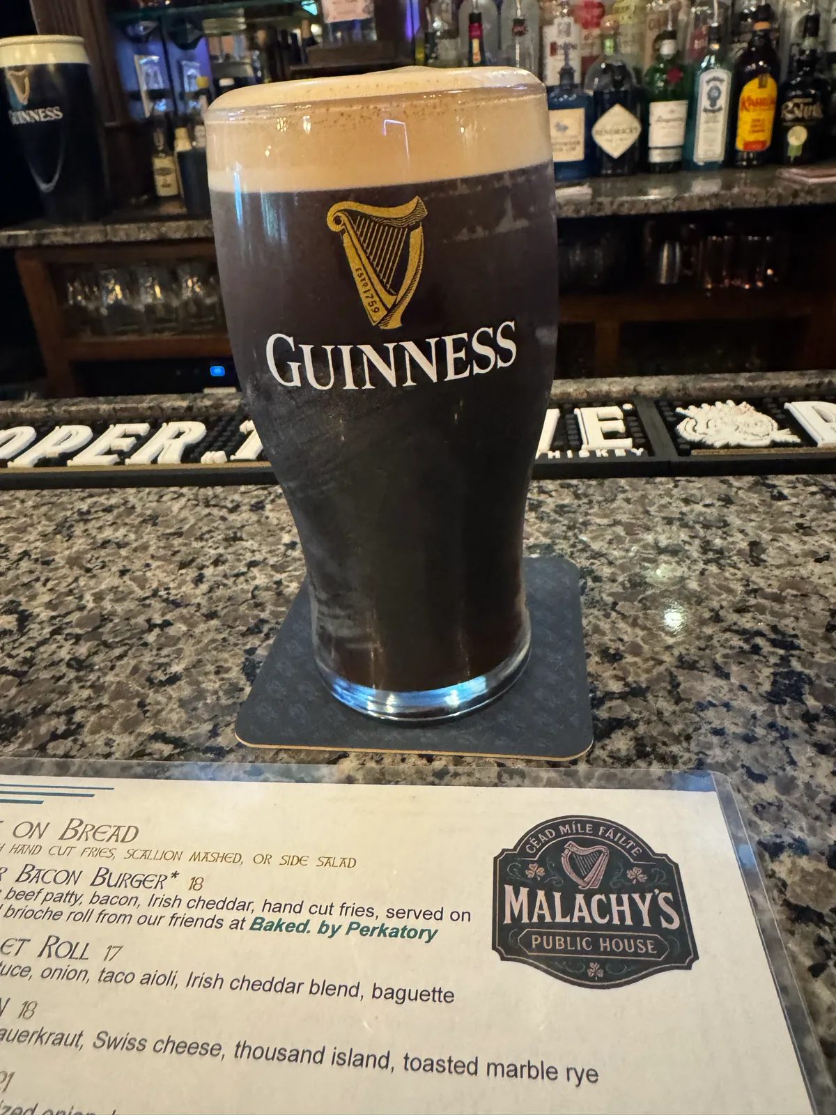 Image of Guinness drink
