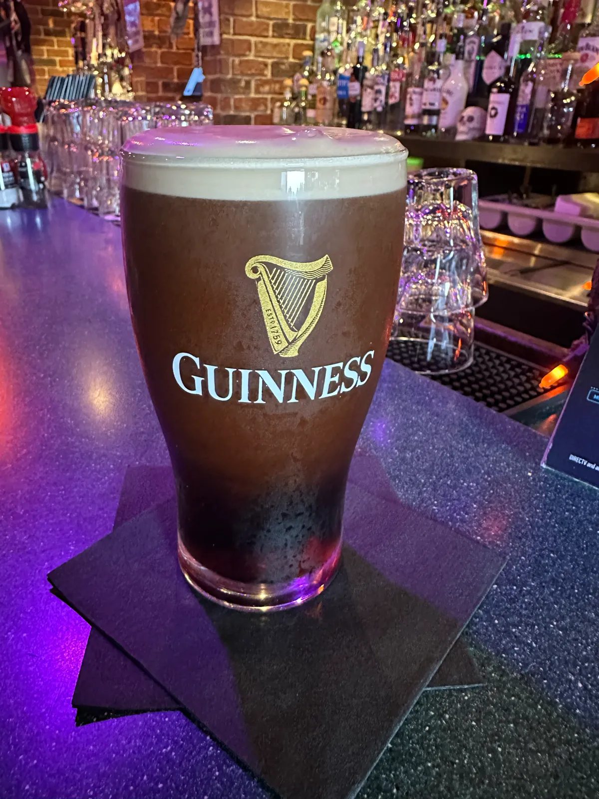 Image of Guinness drink