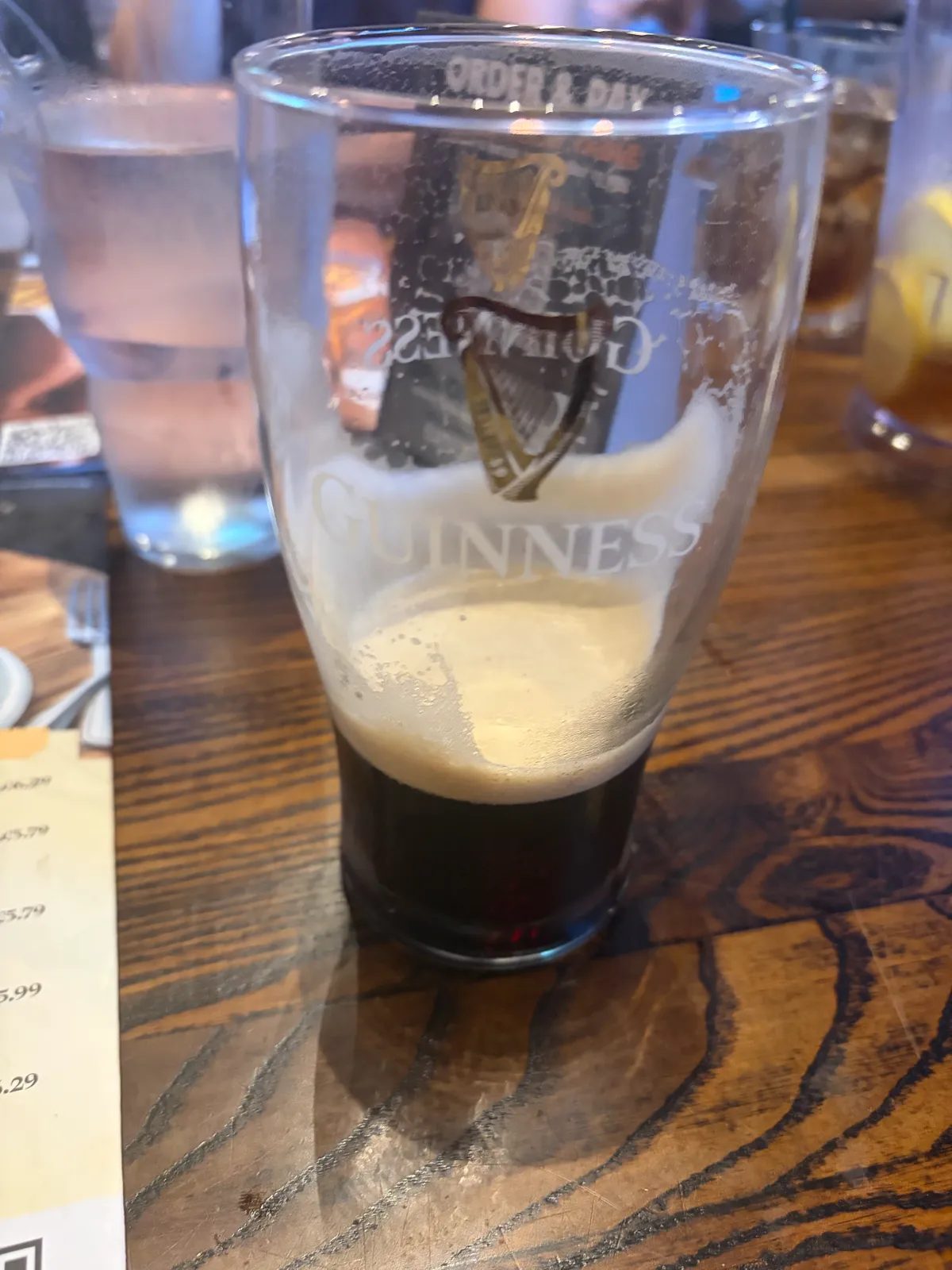 Image of Guinness drink