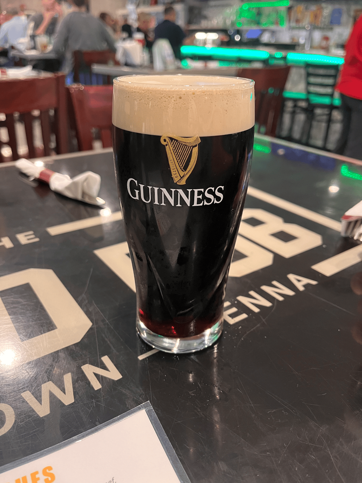 Image of Guinness drink