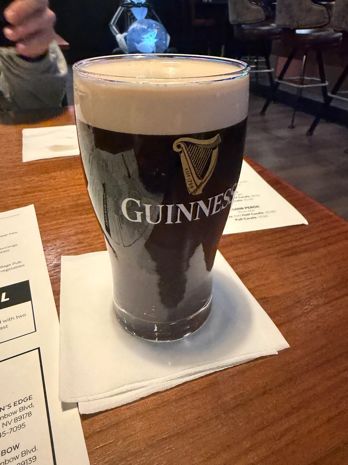 Image of Guinness drink