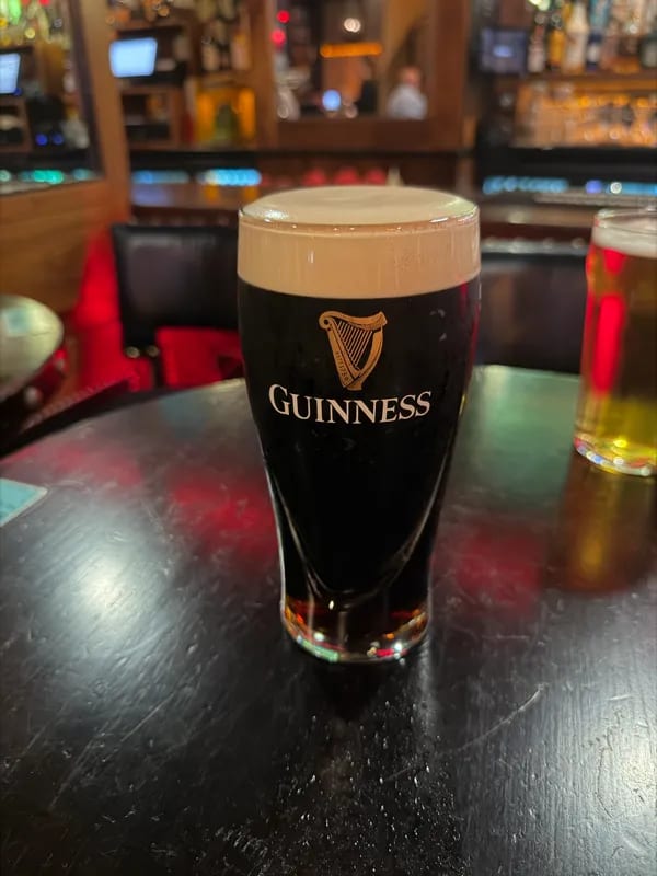 Image of Guinness drink