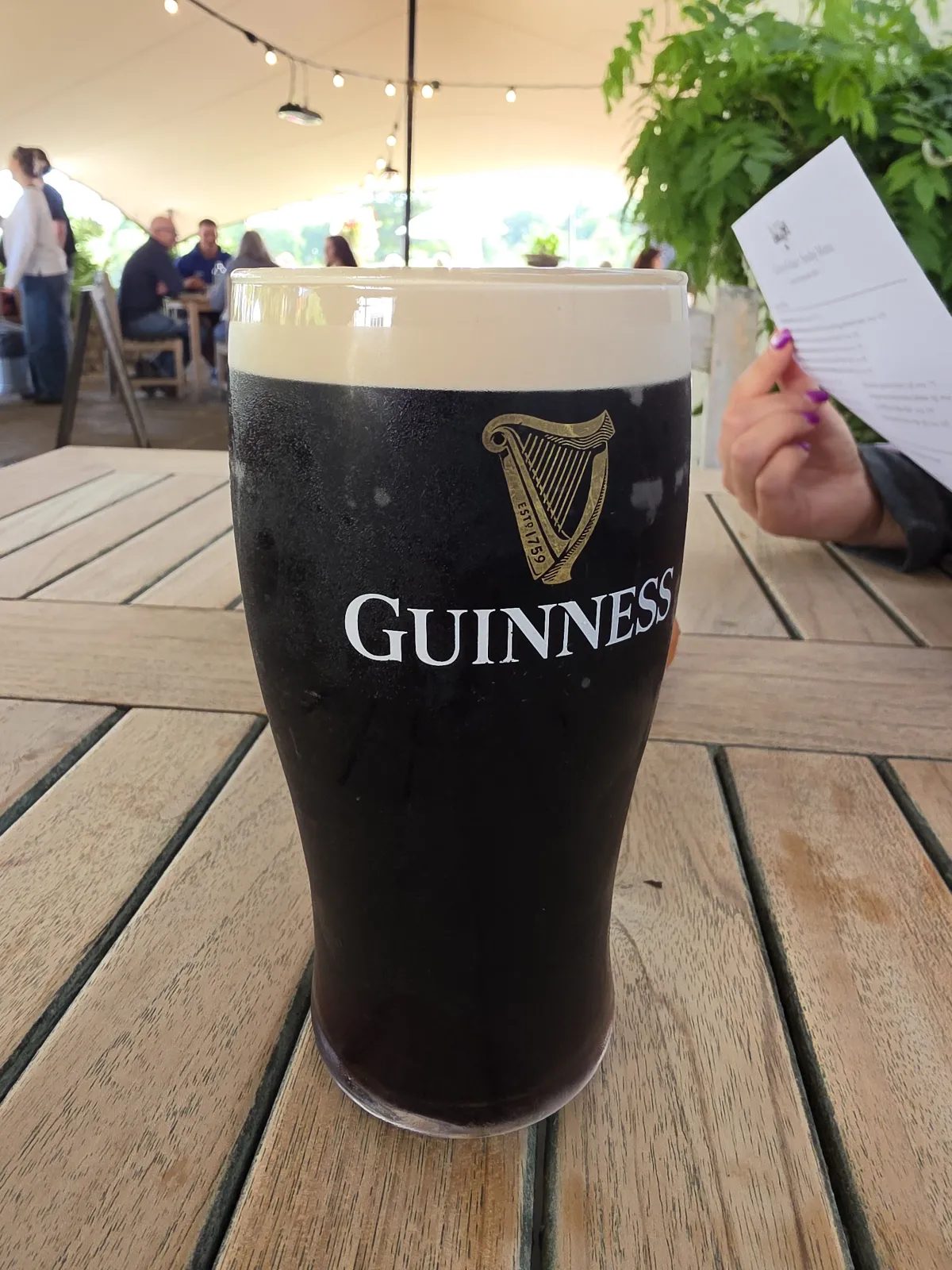 Image of Guinness drink