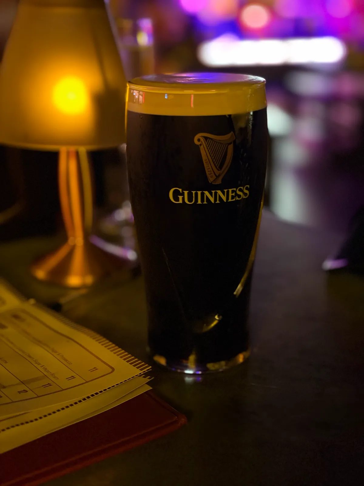 Image of Guinness drink