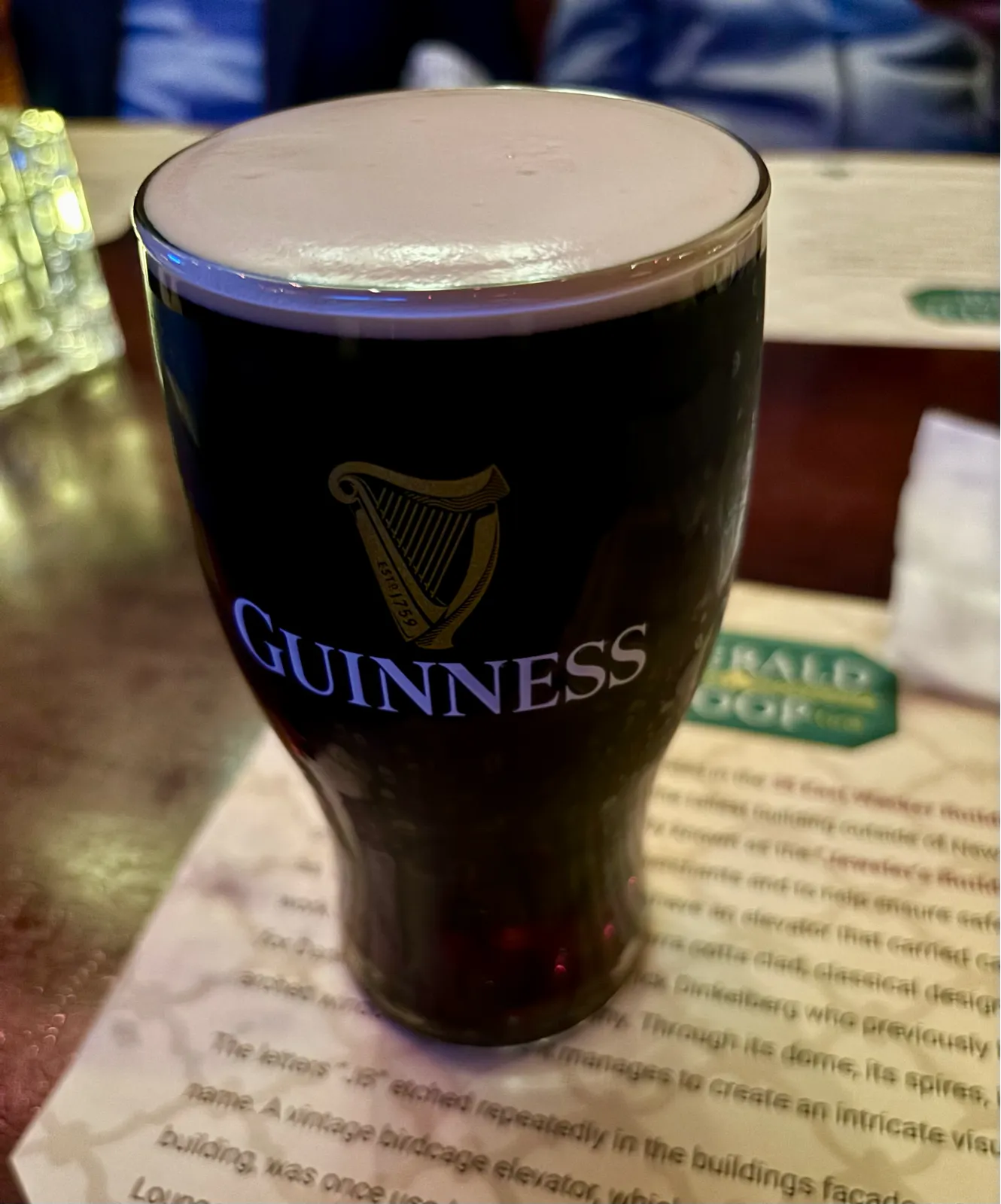 Image of Guinness drink
