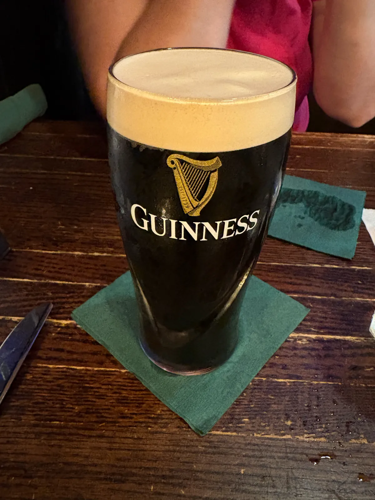 Image of Guinness drink